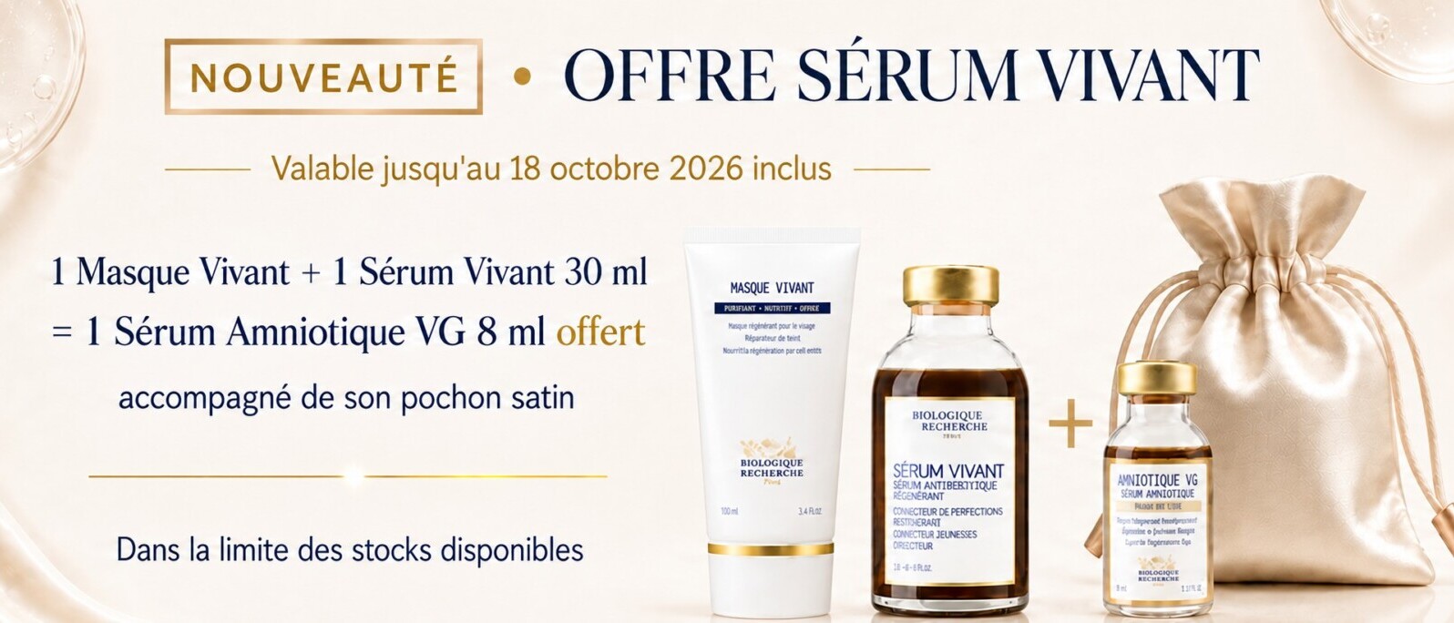 Offre serum vivant